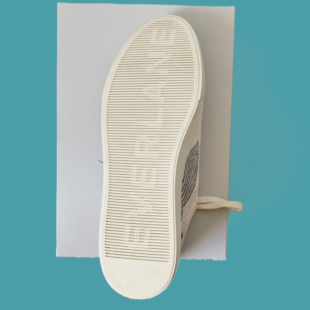 EUC Everlane The Tread-Bare Sneaker, Women's 10, Natural Canvas/Black - Picture 10 of 14